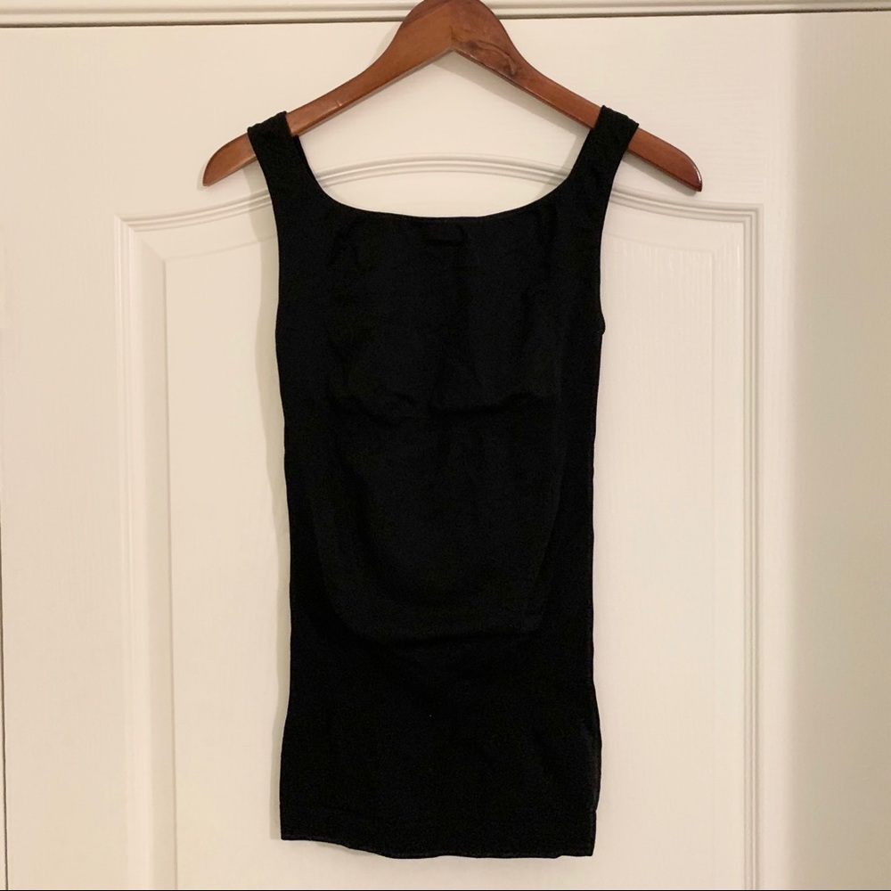 Blanqi Black Maternity Compression Tank Top - Picture 3 of 5